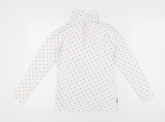 Trespass Women's White Polka Dot Jersey, 2XS, Casual