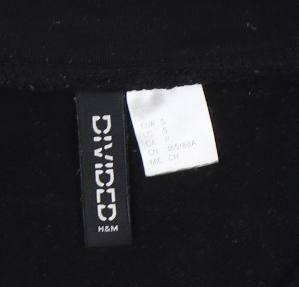 H&M Women's Black NASA Henley Sweatshirt S