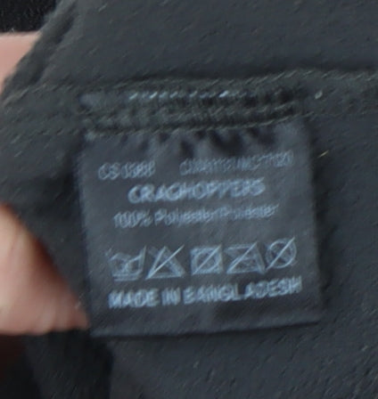 Mens UK Size S Craghoppers Black Henley Sweatshirt