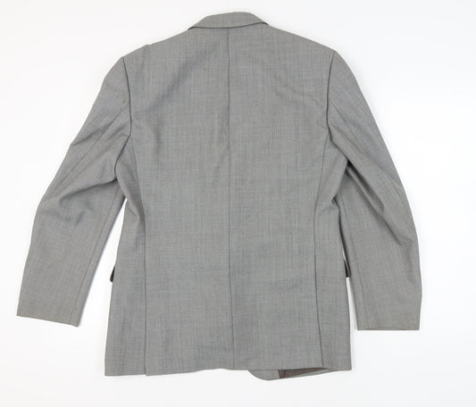 Mens UK Size 40 Baumler Regular Grey Suit Jacket
