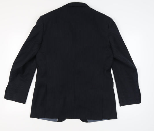 Mens UK Size 42 Marks and Spencer Regular Blue Suit Jacket