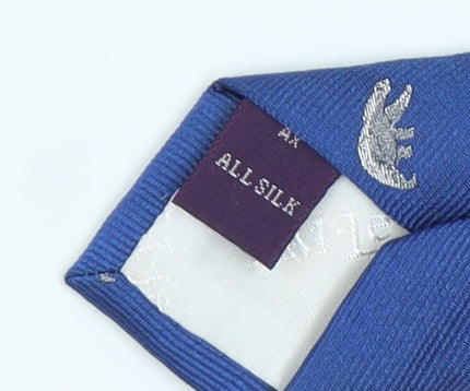 TM Lewin Men's Blue Silk Animal Print Tie