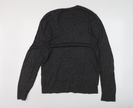 Hollister Men's Black Pullover Sweater Size M