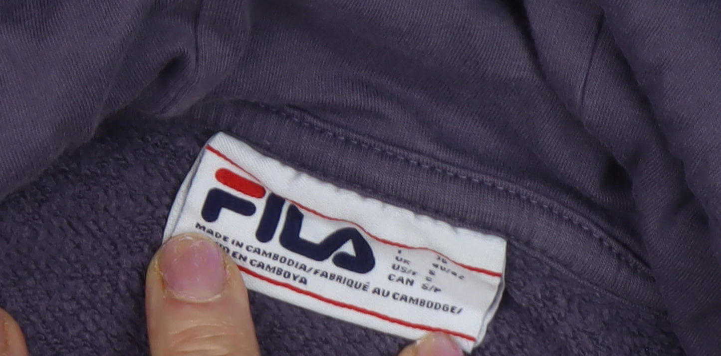 Fila Unisex Adults Purple Pullover Hoodie Size 8