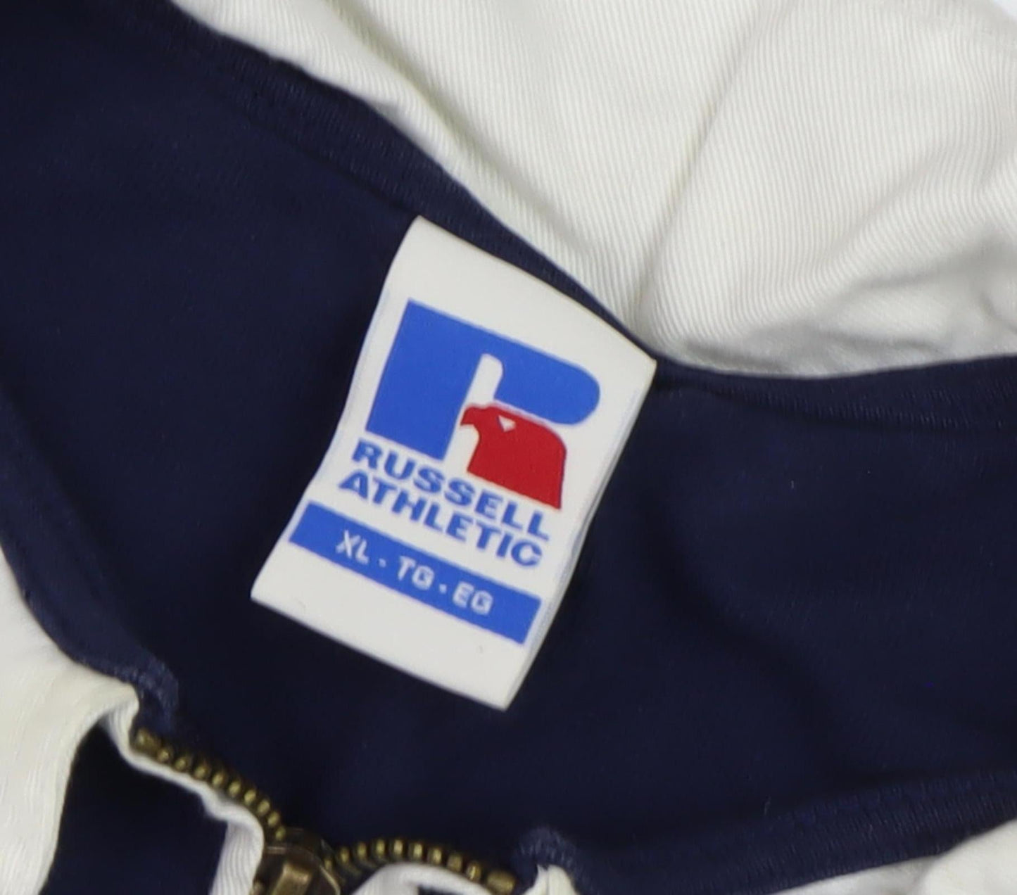 Russell Athletic Men's Blue XL Striped Polo