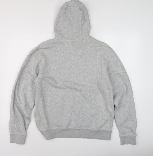 Mens UK Size M Nike Grey Pullover Hoodie