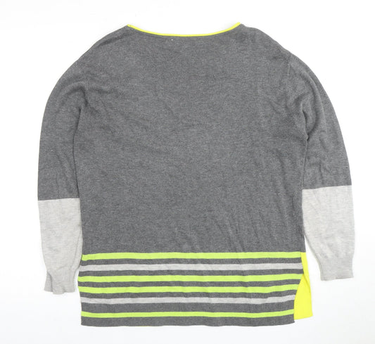 Womens UK Size 8 Principles Grey Pullover Jumper