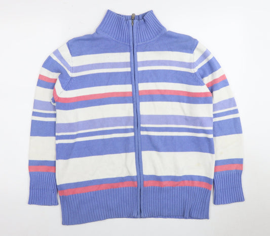 Womens UK Size M Bonmarche Multicoloured Full Zip Jumper