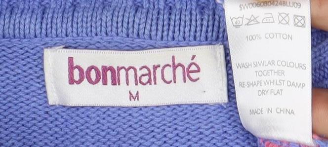 Womens UK Size M Bonmarche Multicoloured Full Zip Jumper