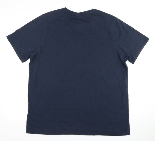 Slazenger Men's Blue 2XL Short Sleeve T-Shirt