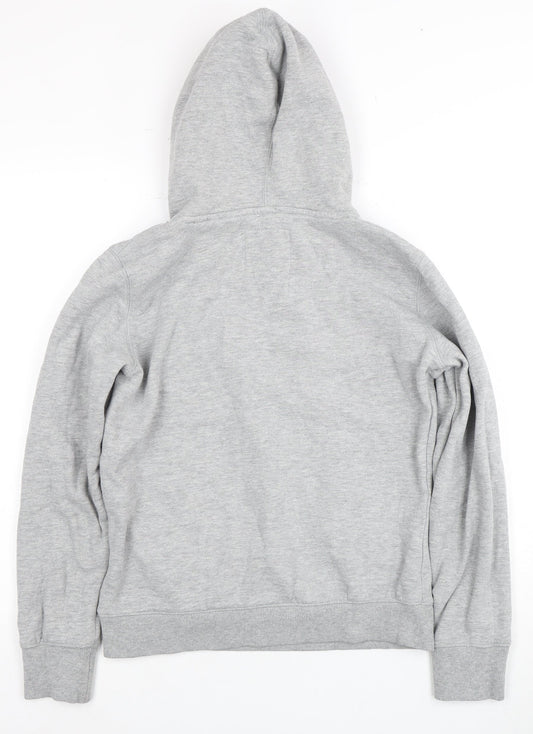 Superdry Women's Grey Pullover Hoodie Size 10