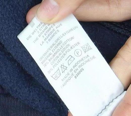 Adidas Unisex Blue Pullover Sweatshirt Size 12