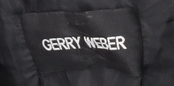 Additional view of Gerry Weber unisex black parka coat, size 12, long sleeve