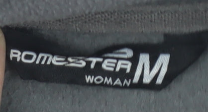 Romester Unisex Grey Fleece Jacket M Full Zip
