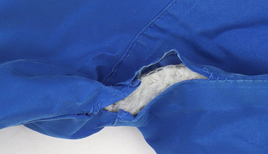 Additional view of Trespass boys’ blue parka jacket 5-6 years waterproof winter
