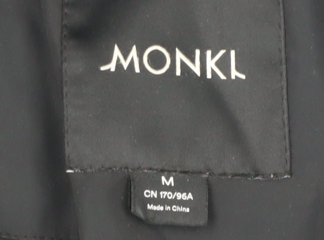 Unisex Adults UK Size M Monki Black Puffer Jacket