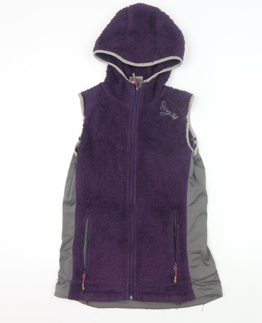 Womens UK Size 8-10 TOG24 Purple Hooded Jacket