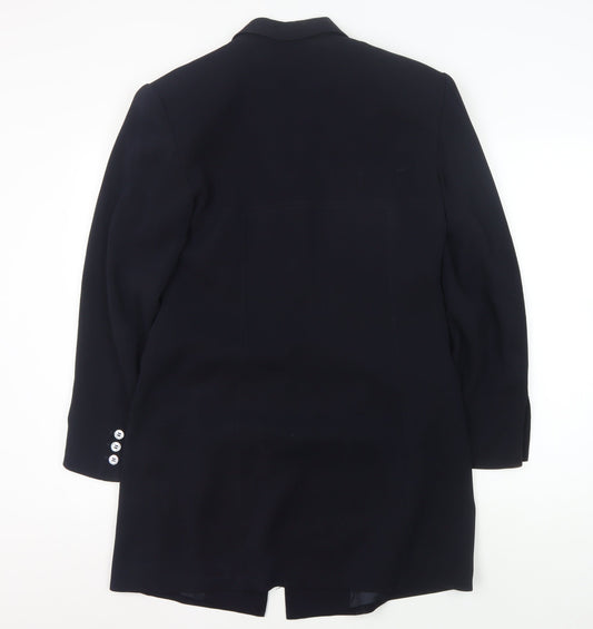Planet Women's Black Blazer Size 12 Single-Breasted