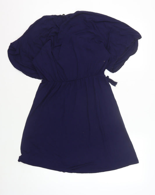 Oasis Women's Blue A-Line Dress Size S