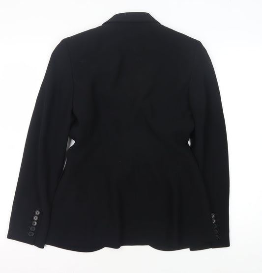 Ann Taylor Women's Black Blazer, Size 2, Smart Two-Button Style
