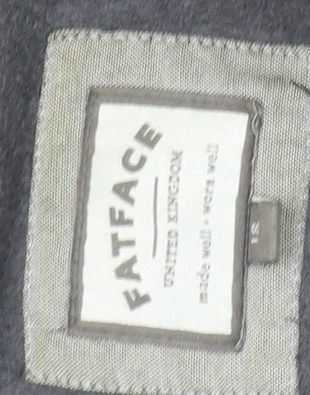 Womens UK Size L FatFace Grey Parka Coat