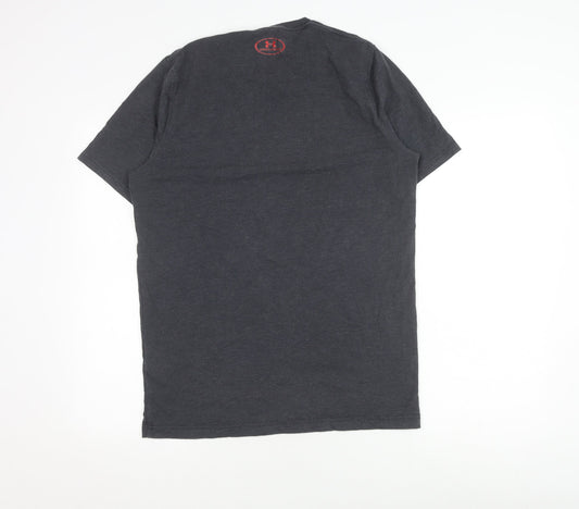 Under Armour Men's Black Logo T-Shirt, Size S