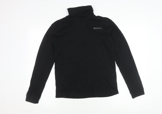 Womens UK Size XS Mountain Warehouse Black Basic T-Shirt