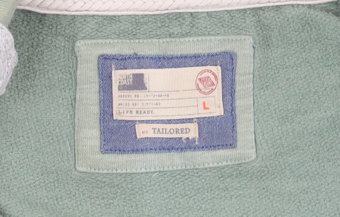 Mens UK Size L Marks and Spencer Green Basic Jacket