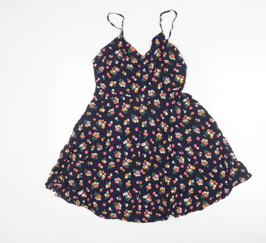 Gap Women's Multicoloured Floral Slip Dress S