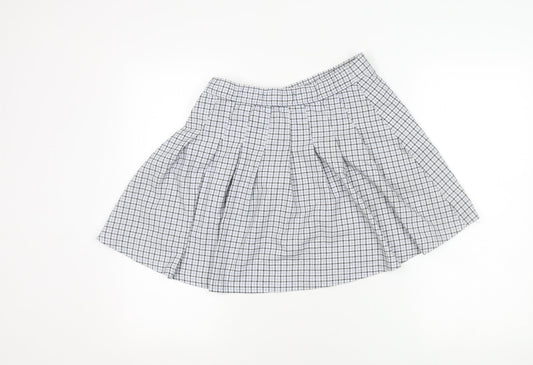 Hollister Women's Multicoloured Check Pleated Skirt M