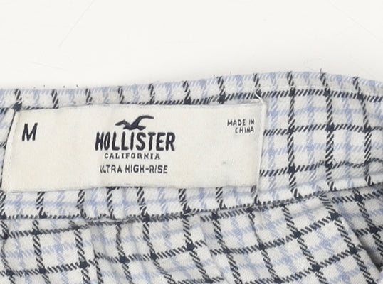 Hollister Women's Multicoloured Check Pleated Skirt M