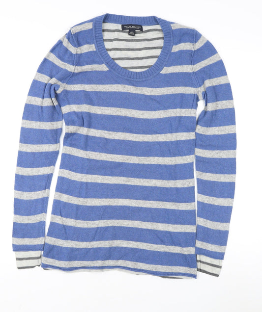 Banana Republic Women's Blue Striped Knit Jumper, Size S