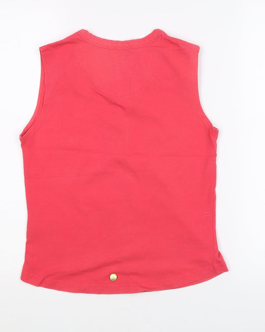 Reebok Women's Red Sleeveless Tank Top Size 12