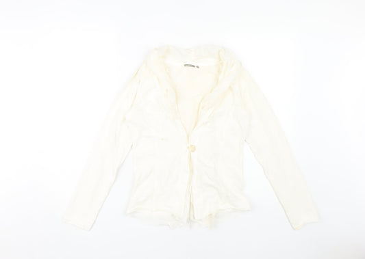 Womens UK Size S Sandwich Ivory Jumper
