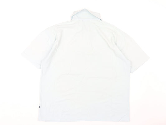 Eisengger Men's White Polo Shirt L