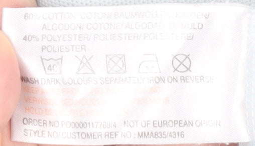 Eisengger Men's White Polo Shirt L