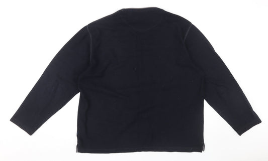 Mens UK Size L Maine New England Black Pullover Jumper