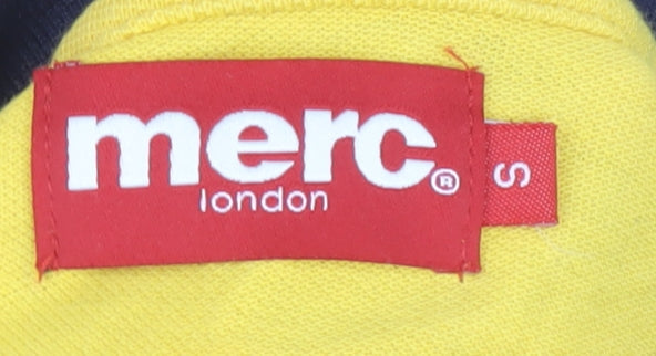 Merc Men's Yellow Short Sleeve Polo Shirt S