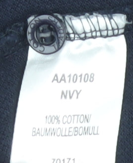 Cotton Traders Men's Black Polo Shirt S Solid