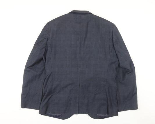 Mens UK Size 46 NEXT Regular Blue Suit Jacket
