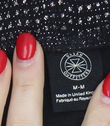 Urban Outfitters Women’s Black Flared Trousers M