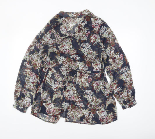 Cotton Traders Women's Floral Blouse, Multicoloured, Size 12
