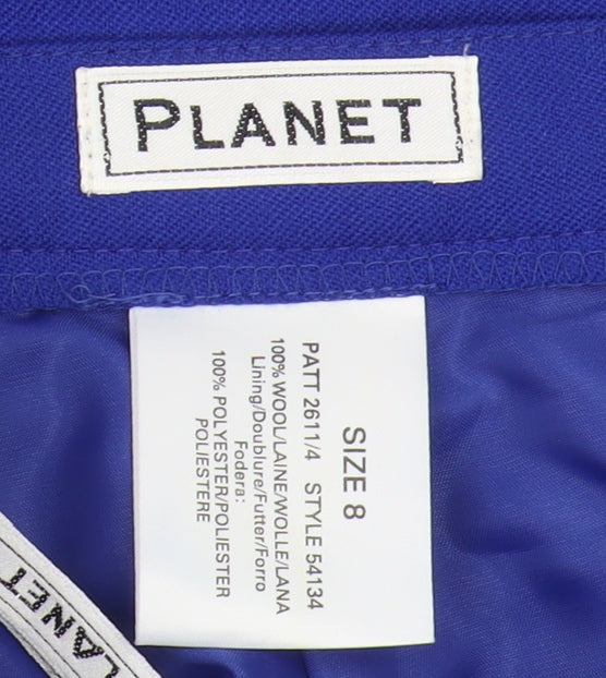 Womens UK Size 8 Planet Straight & Pencil Skirt