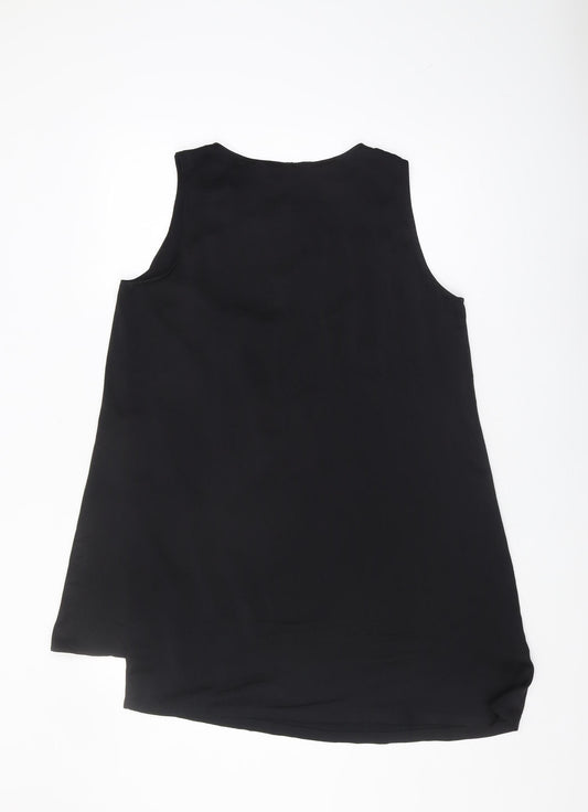 Mango Women's Black Casual Sleeveless Dress Size 12