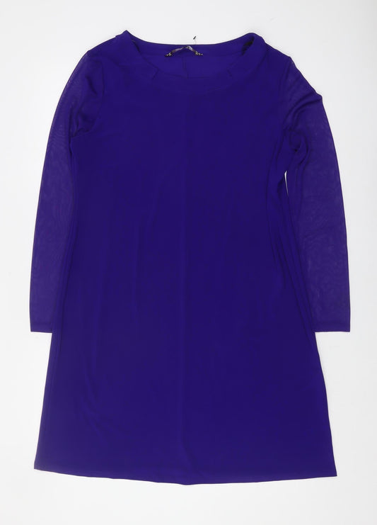 Additional front view of Principles Blue Women's Dress, size 16
