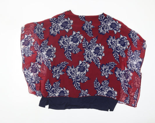Klass Floral Beaded Women's Multicoloured Top XL