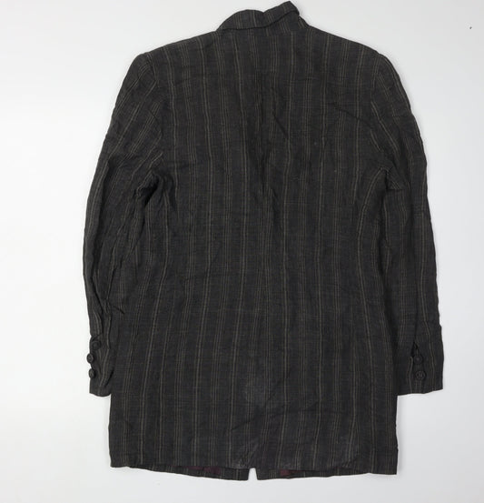 St Bernard Women's Black Striped Blazer Size 14