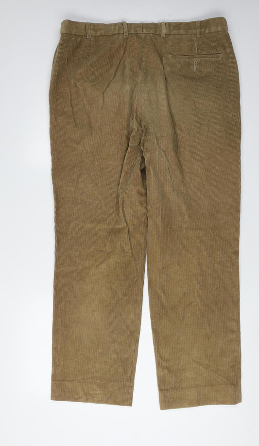 Marks & Spencer Men's Beige Corduroy Trousers