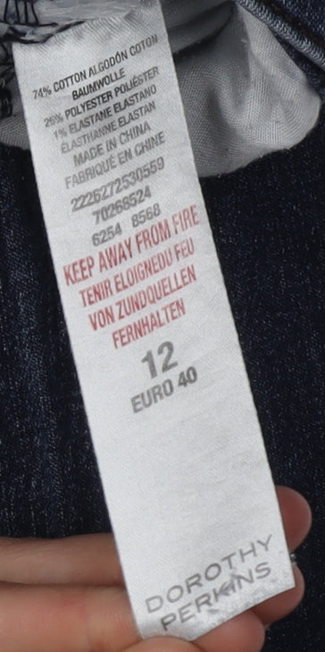 Dorothy Perkins Blue Bootcut Jeans Women Size 12