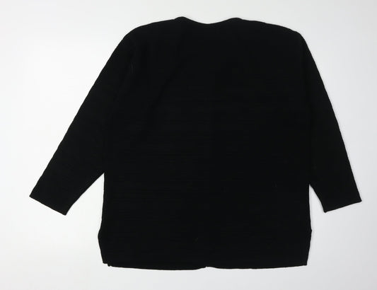 Klassique Women's Black Knit Cardigan M/L